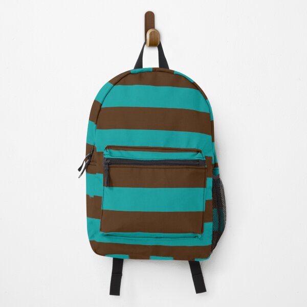 Item preview, Chocolate and Teal Stripes designed and sold by DesignCats.