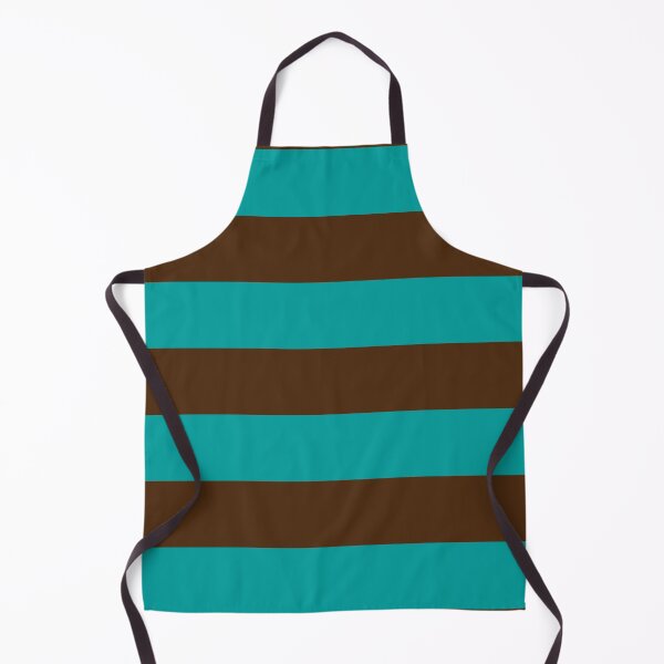 Item preview, Chocolate and Teal Stripes designed and sold by DesignCats.