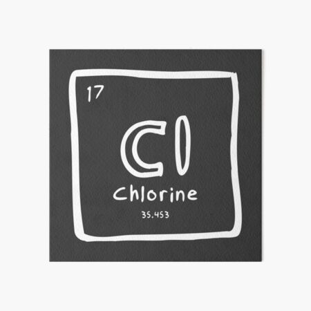 Element 17: Chlorine Art Board Print