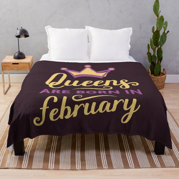 Item preview, Queens Are Born In February  designed and sold by Full Moon.