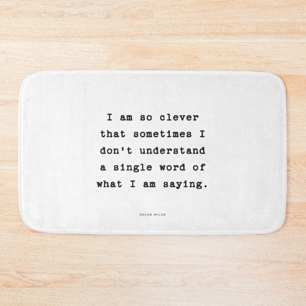 Item preview, So Clever | Quote designed and sold by Wallpacas.