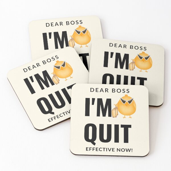 Item preview, Dear Boss I'm Quit Effective Now! designed and sold by Nadisth.