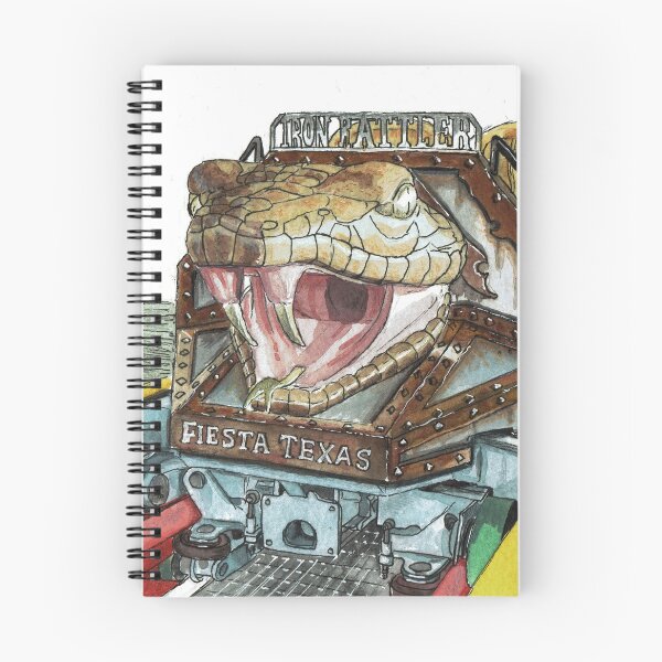 Item preview, Iron Rattler Fiesta Texas designed and sold by ThemeParksVisionArt ..
