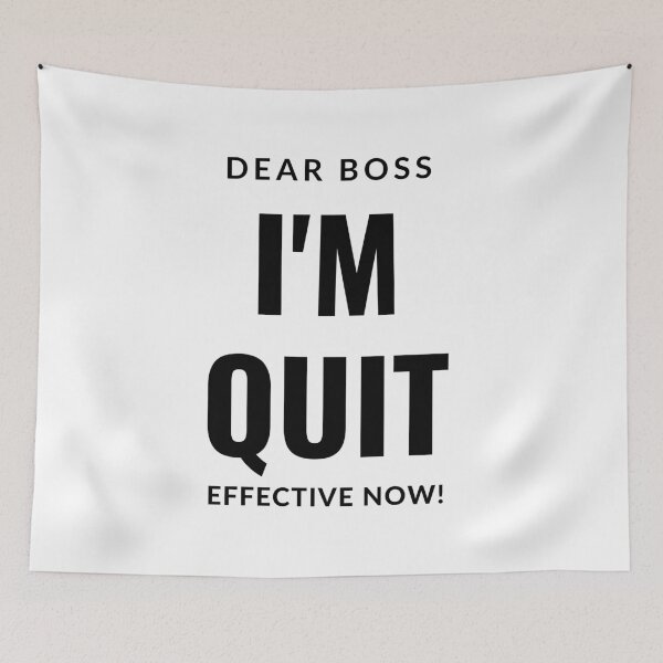 Item preview, Dear Boss I'm Quit Effective Now! designed and sold by Nadisth.