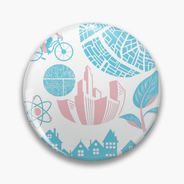 Item preview, Artisctic pattern  of Momuments & buildings | Urban planner gift designed and sold by chi vana.