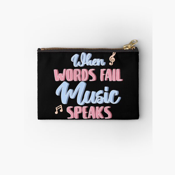 Item preview, when words fail music speaks designed and sold by MeIanie.