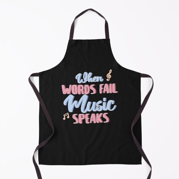 Item preview, when words fail music speaks designed and sold by MeIanie.