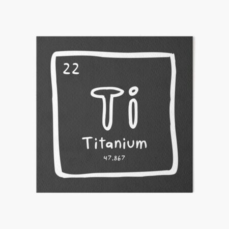 Element 22: Titanium Art Board Print