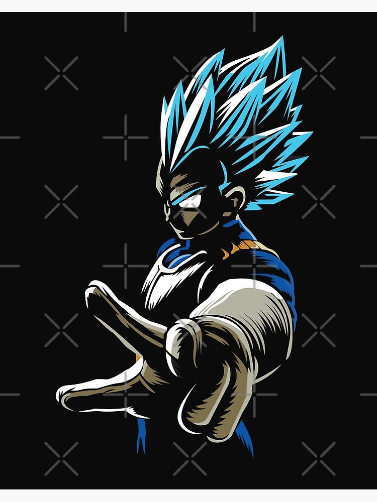 Vegeta SSJ2  Art Board Print for Sale by Anime-Styles