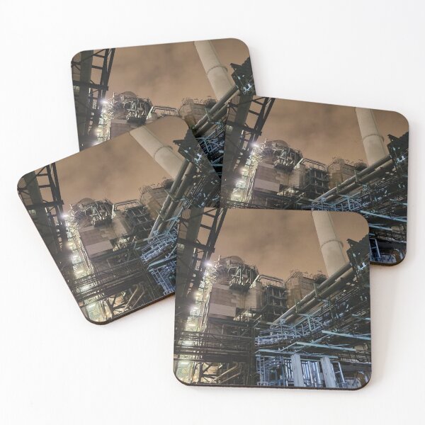 Item preview, abandoned industrial plant with chimney designed and sold by Nickibeutel.