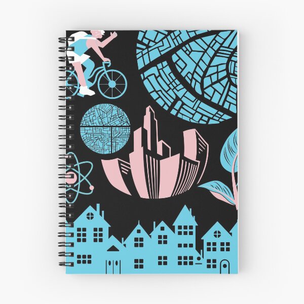 Item preview, Black Artisctic pattern  of Momuments & buildings | Urban planner gift designed and sold by chi vana.