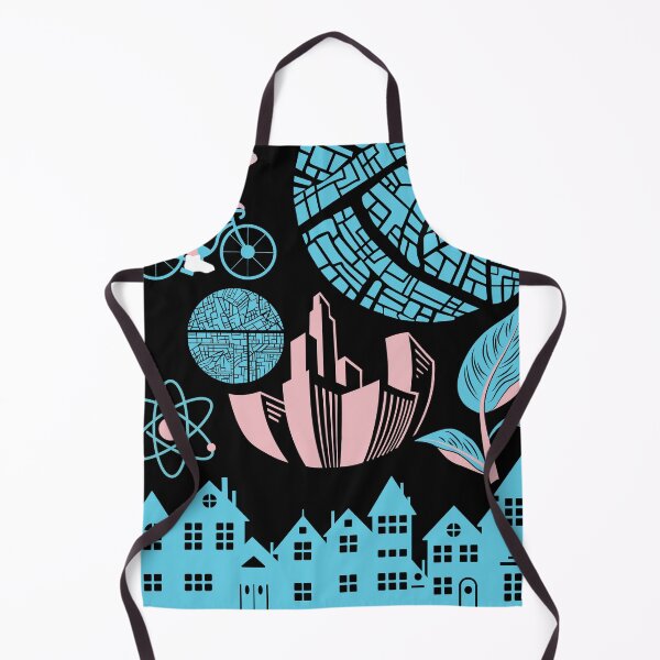 Item preview, Black Artisctic pattern of Momuments & buildings | Urban planner gift designed and sold by chi vana.
