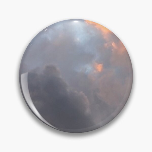 Item preview, A Winter Sunset with a Light Blue Sky and Yellow Orange and Grey Clouds  designed and sold by PrettyLittlePic.