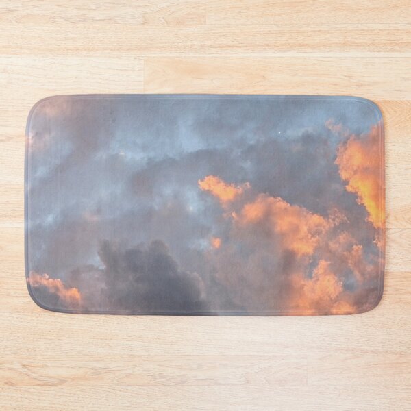 Item preview, A Winter Sunset with a Light Blue Sky and Yellow Orange and Grey Clouds  designed and sold by PrettyLittlePic.