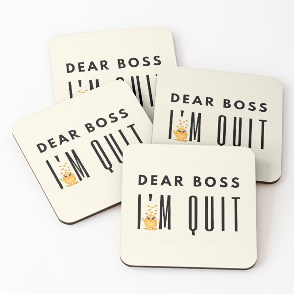 Item preview, Dear Boss I'm Quit designed and sold by Nadisth.