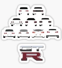 Nissan Skyline White Sticker