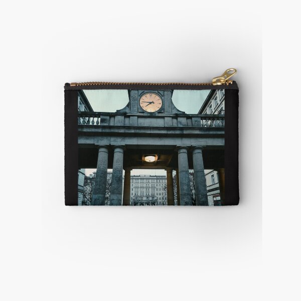 Item preview, cold Frankfurter Allee Berlin Old clock on pillars designed and sold by Nickibeutel.