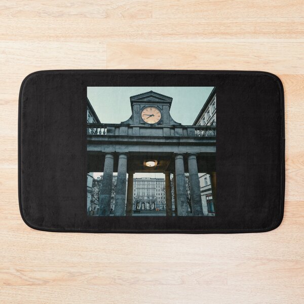 Item preview, cold Frankfurter Allee Berlin Old clock on pillars designed and sold by Nickibeutel.