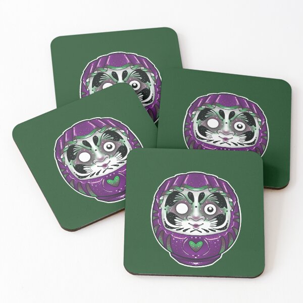 Item preview, purple  japanese daruma doll designed and sold by weilertsen.