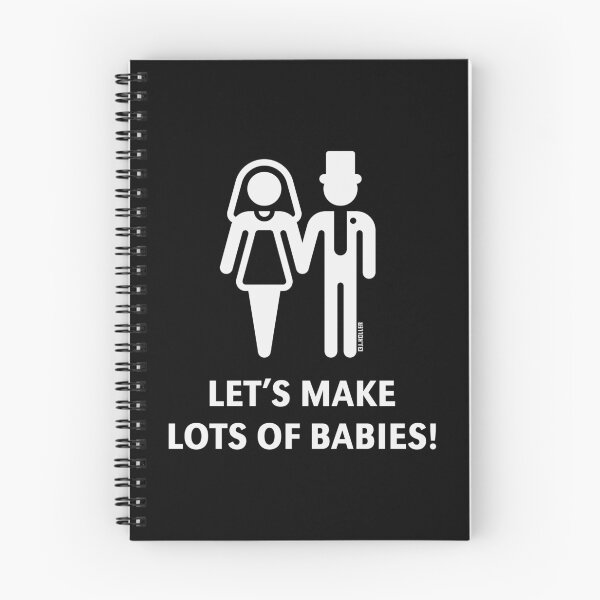 Item preview, Let's Make Lots Of Babies! (Wedding / Marriage / Stag Party / Hen Night / White) designed and sold by MrFaulbaum.