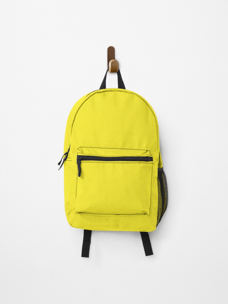 Diseño de moda elegante de moda amarillo neón Mochila