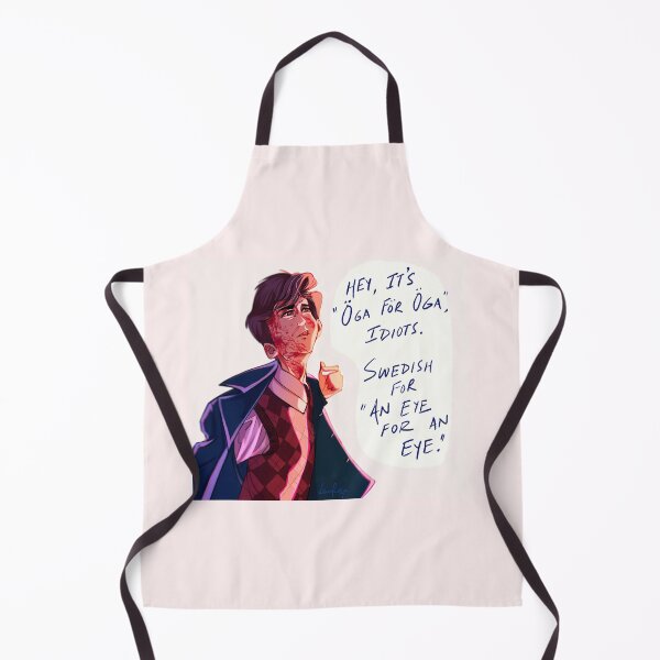 Item preview, "It's öga for öga, idiots." designed and sold by SilverQuill27.