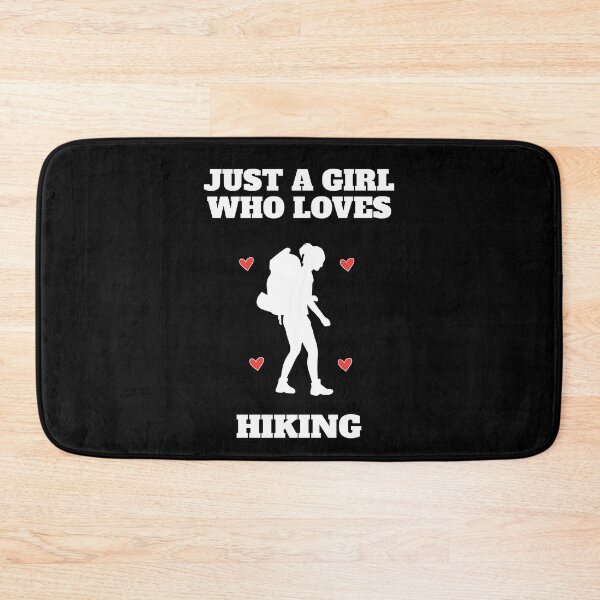 Item preview, Just A Girl Who Loves Hiking Backpacking designed and sold by Salvadax.