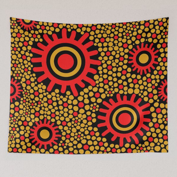 Item preview, Awesome Aboriginal Dot Art designed and sold by Pris25.