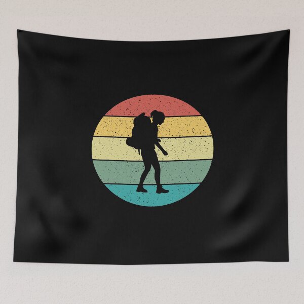 Item preview, Hiking Retro Vintage Gift Idea designed and sold by Salvadax.