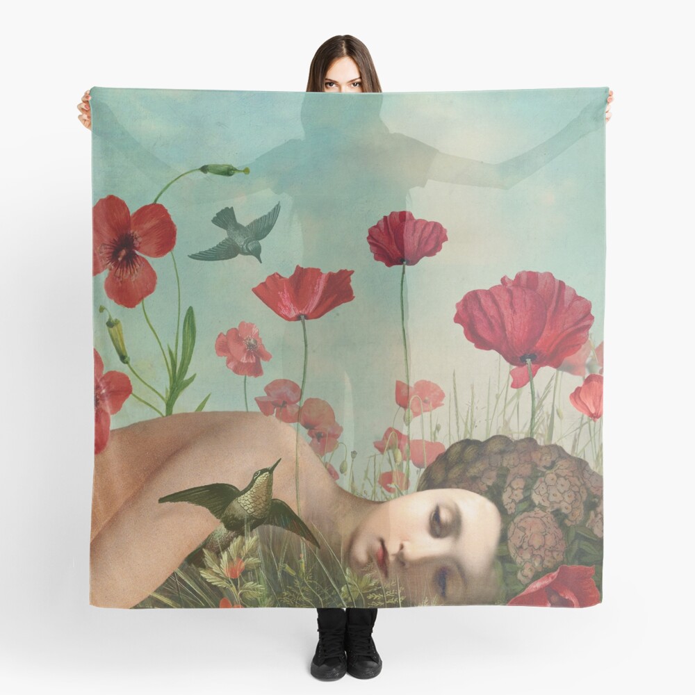 In the Poppy Field Scarf