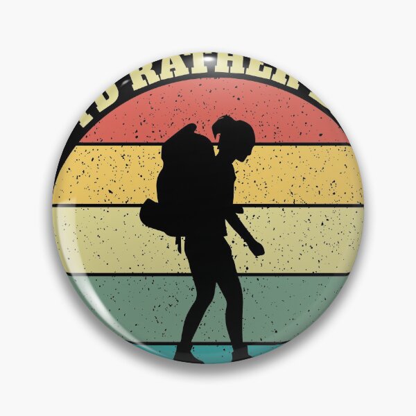 Item preview, Funny I'd Rather Be Hiking designed and sold by Salvadax.