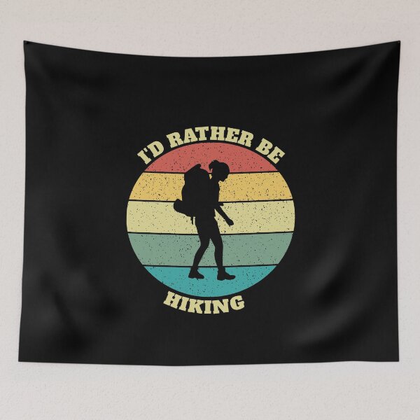 Item preview, Funny I'd Rather Be Hiking designed and sold by Salvadax.