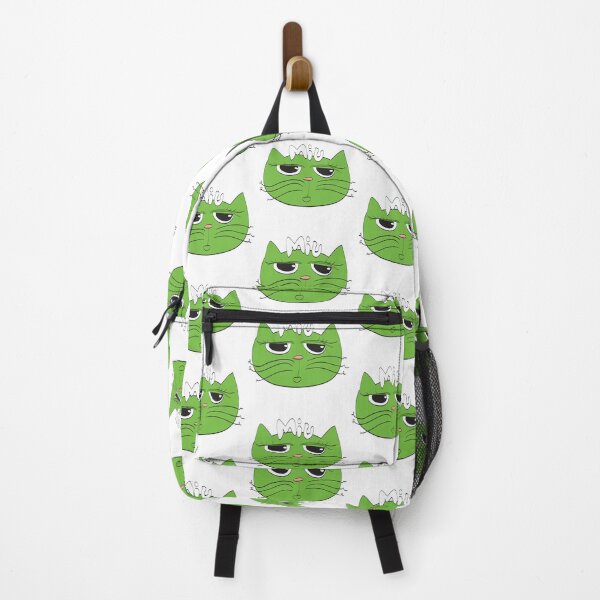 Item preview, Cute green cat Miu designed and sold by Stehler.