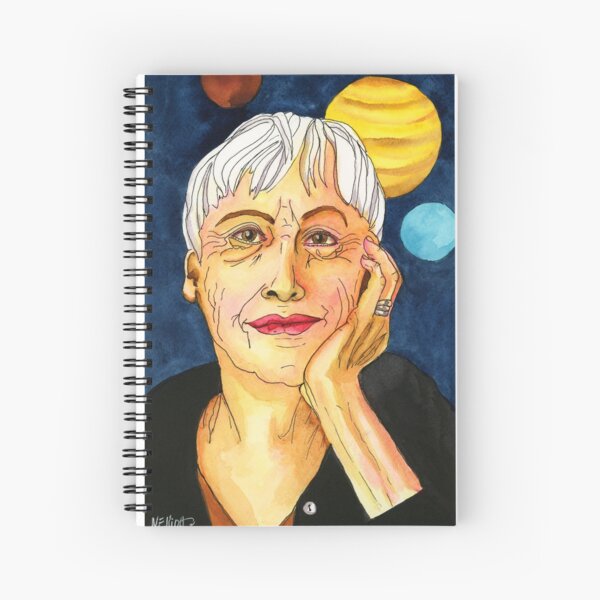 Ursula K. Le Guin Spiral Notebook