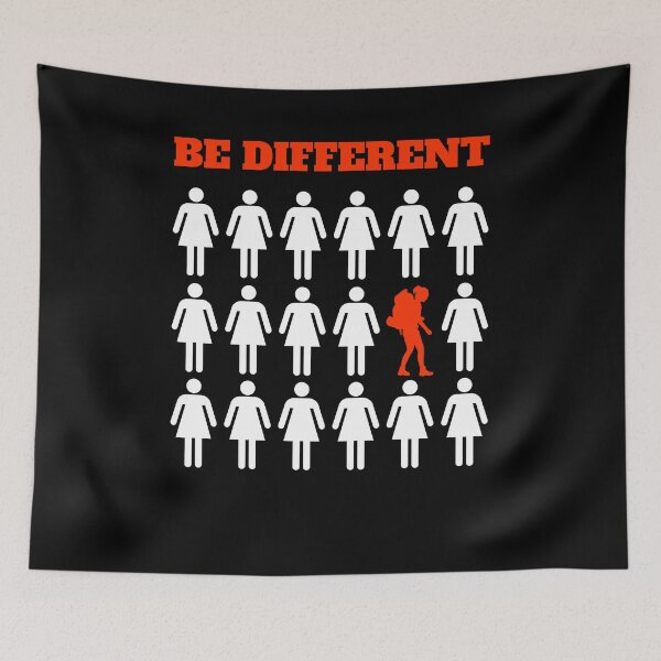 Item preview, Be Different Be A Hiker designed and sold by Salvadax.
