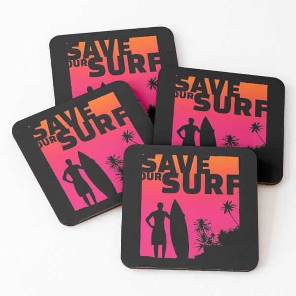 Item preview, Save Our Surf Ecology Environmental Protection Surfing Quote designed and sold by sillyquestions.