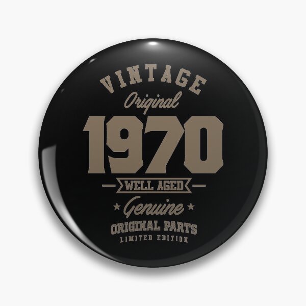 Item preview, Vintage 1970 Born in 1970 Retro Birthday  designed and sold by cidolopez.