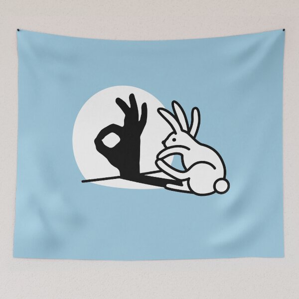 Item preview, Rabbit shadow hand OK gesture sign Okay pico bello designed and sold by LaundryFactory.