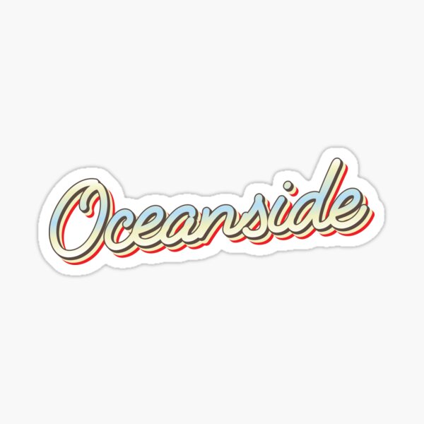 Item preview, Oceanside College Town Script 1 designed and sold by Lokalista.