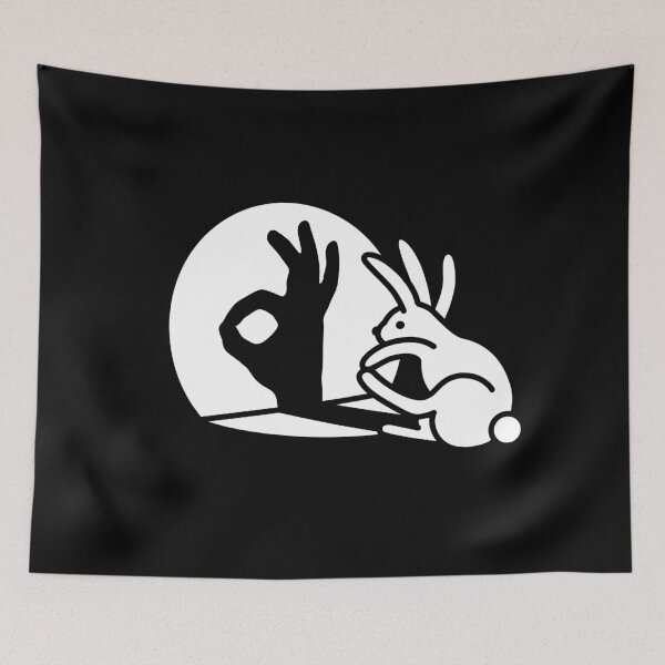 Item preview, Rabbit shadow hand OK Italian sign Okay pico bello designed and sold by LaundryFactory.