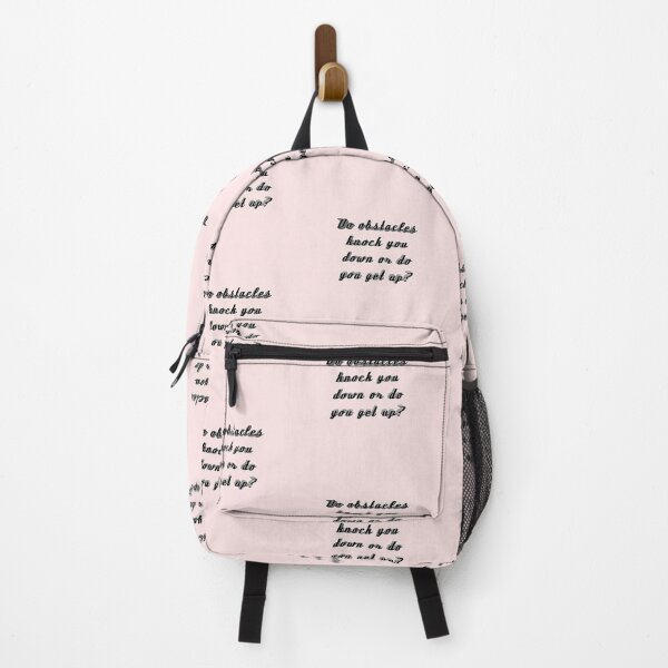 Item preview, *Do obstacles knock you down or do you get up?* designed and sold by ITALY-Roselli-.