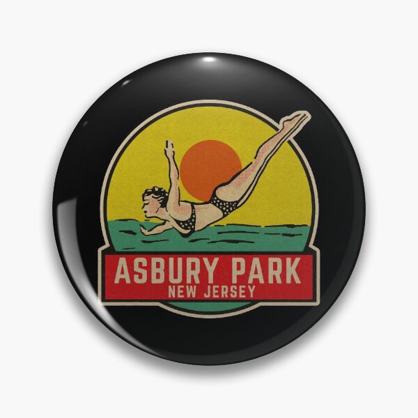 Item preview, Vintage Asbury Park Travel Decal  designed and sold by fearcity.