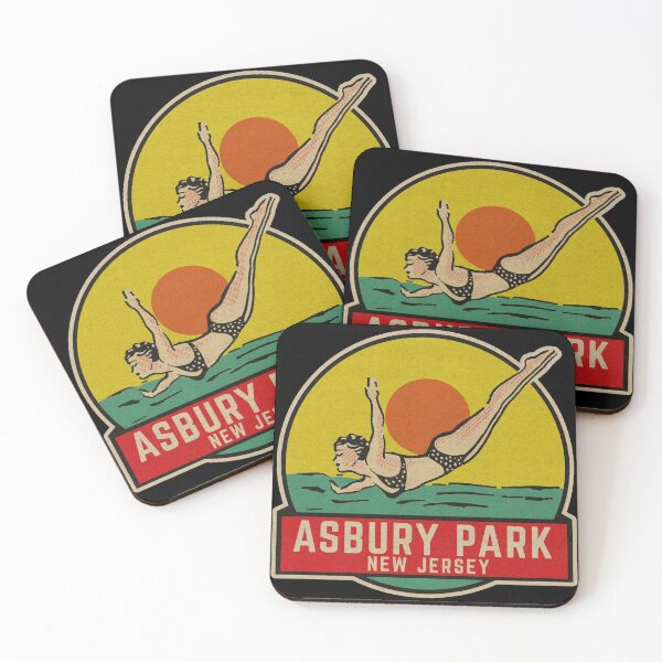 Item preview, Vintage Asbury Park Travel Decal  designed and sold by fearcity.