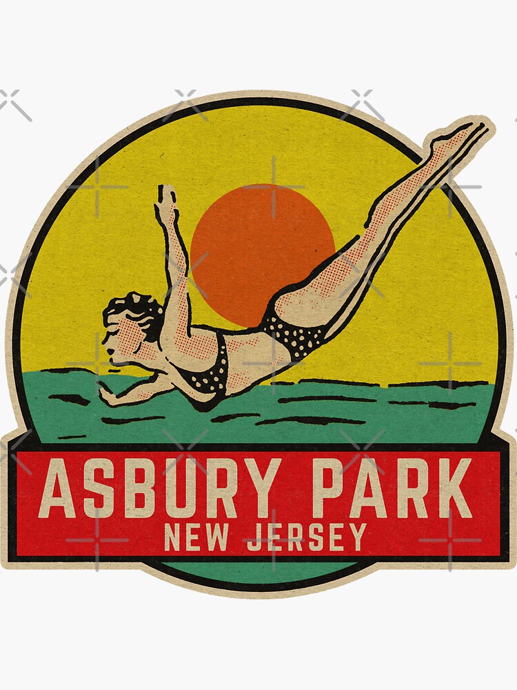 Vintage Asbury Park New Jersey Tote Bag for Sale by fearcity