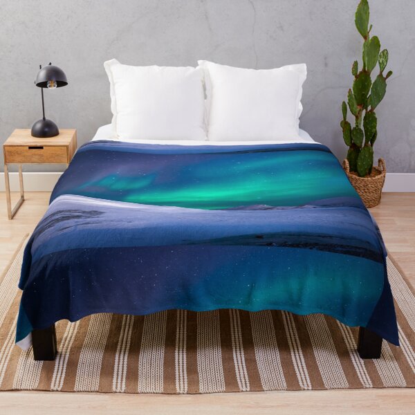 Item preview, Aurora Borealis over glacier  designed and sold by newtree.
