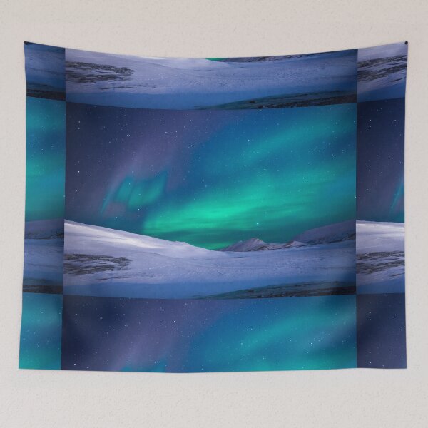Item preview, Aurora Borealis over glacier  designed and sold by newtree.