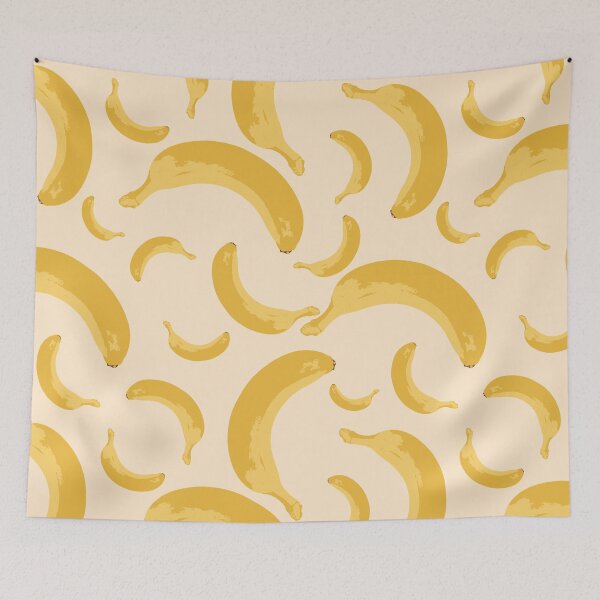 Item preview, Banana seamless texture on yellow tone backgroud designed and sold by 26Common.