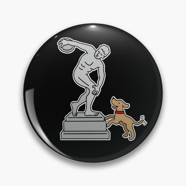 Item preview, Come on Throw it funny dog K9 frisbee discus throw designed and sold by LaundryFactory.