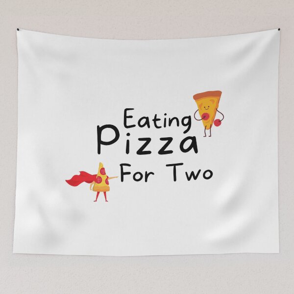 Item preview, Eating pizza for two designed and sold by Bend-The-Trendd.