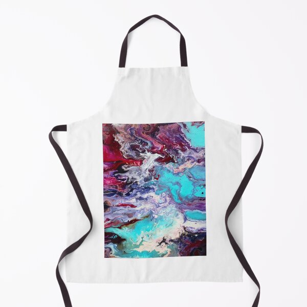 Item preview, Acrylic pouring blue purple designed and sold by Lynnrts.